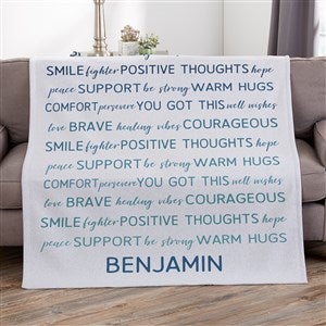 Words of Encouragement Personalized 50x60 Sweatshirt Blanket - 33353-SW