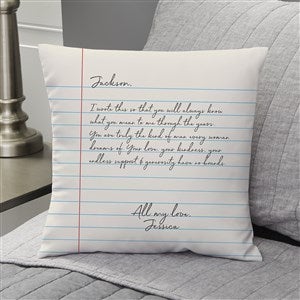 Personalised letter cheap pillows