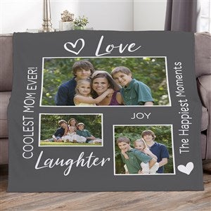 Photo Gallery For Her Personalized 60x80 Plush Fleece Photo Blanket - 33384-FL