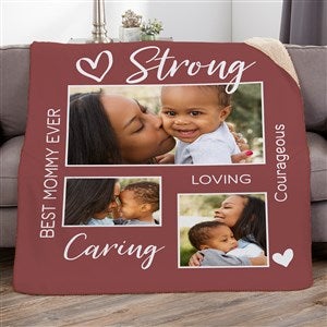 Photo Gallery For Her Personalized 50x60 Sherpa Photo Blanket - 33384-S