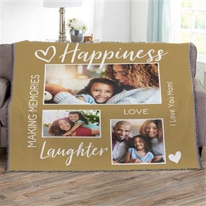 Photo Gallery For Her Personalized 56x60 Woven Photo Throw - 33384-A