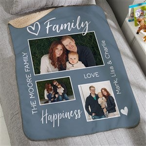 Photo Collage For Her Personalized 30x40 Fleece Photo Blanket - 33384-SF