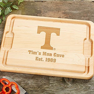 NCAA Tennessee Volunteers Personalized Hardwood Cutting Board- 12x17 - 33440