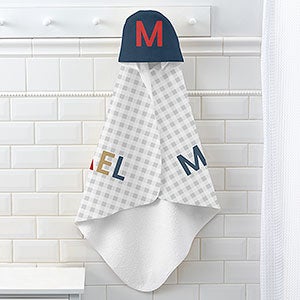 Mix  Match Personalized Hooded Towel - 33457