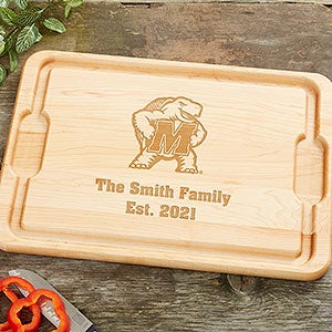 NCAA Maryland Terrapins Personalized Maple Cutting Board 12x17 - 33485