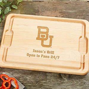 NCAA Baylor Bears Personalized Hardwood Cutting Board- 15x21 - 33507-XL