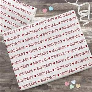 Our Love Personalized Wrapping Paper Roll - 6ft Roll - 33517