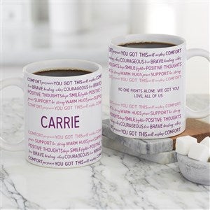 Words of Encouragement Personalized Coffee Mug 11 oz.- White - 33556-S