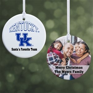 NCAA Kentucky Wildcats Personalized Photo Ornament - 2 Sided Glossy - 33644-2S