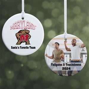 NCAA Maryland Terrapins Personalized Photo Ornament - 2 Sided Glossy - 33646-2S