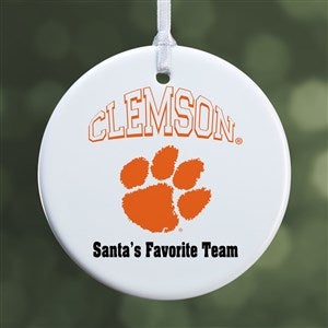 NCAA Clemson Tigers Personalized Ornament - 1 Sided Glossy - 33659-1S