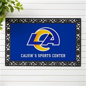 NFL Los Angeles Rams Personalized Doormat - 20x35 - 33683-M