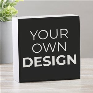 Design Your Own Personalized Shelf Block- Black - 33908-BL