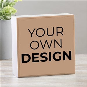 Design Your Own Personalized Shelf Block- Tan - 33908-T