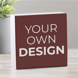 Design Your Own Personalized Shelf Block- Brown - 33908-BR