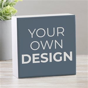 Design Your Own Personalized Shelf Block- Slate Blue - 33908-SB