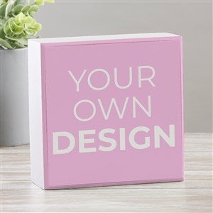 Design Your Own Personalized Shelf Block- Pastel Pink - 33908-PP