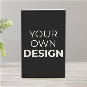 Design Your Own Personalized Rectangle Shelf Blocks- Black - 33909-BL