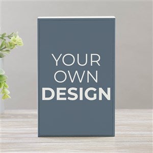 Design Your Own Personalized Rectangle Shelf Blocks- Slate Blue - 33909-SB