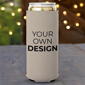 Design Your Own Personalized Slim Can Cooler- Tan - 33913-T