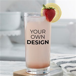 Design Your Own Personalized Tall 15 oz. Drinking Glass - 33916