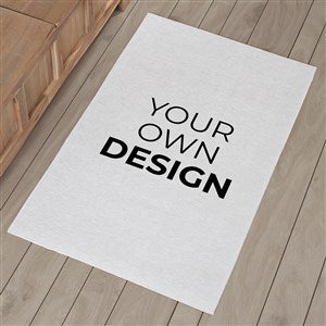 Design Your Own Personalized 2.5’ x 4’ Area Rug- White - 33964-W