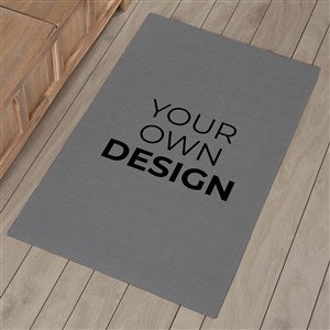 Design Your Own Personalized 2.5’ x 4’ Area Rug- Grey - 33964-GR