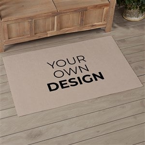 Design Your Own Personalized 2.5’ x 4’ Area Rug- Tan - 33964-T