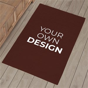 Design Your Own Personalized 2.5’ x 4’ Area Rug- Brown - 33964-BR