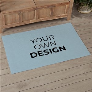 Design Your Own Personalized 2.5’ x 4’ Area Rug- Slate Blue - 33964-SB