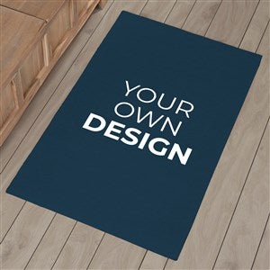 Design Your Own Personalized 2.5’ x 4’ Area Rug- Navy Blue - 33964-NB