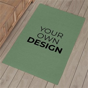 Design Your Own Personalized 2.5’ x 4’ Area Rug- Sage Green - 33964-SG