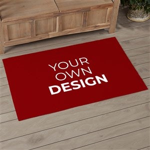 Design Your Own Personalized 2.5’ x 4’ Area Rug- Burgundy - 33964-BU