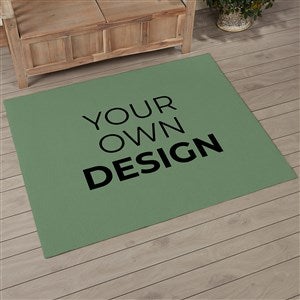 Design Your Own Personalized 48quot; x 60quot; Area Rug- Sage Green - 33965-SG