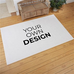 Design Your Own Personalized 60quot; x 96quot; Area Rug- White - 33966-W