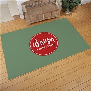 Design Your Own Personalized 60quot; x 96quot; Area Rug- Sage Green - 33966-SG