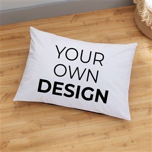 Design Your Own Personalized 22quot; x 30quot; Floor Pillow- White - 33969-W