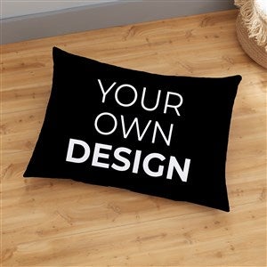 Design Your Own Personalized 22quot; x 30quot; Floor Pillow- Black - 33969-BL