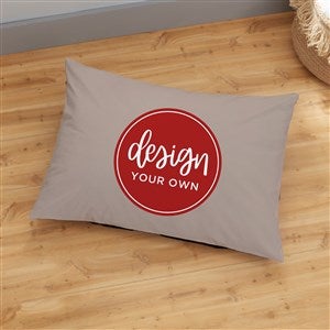 Design Your Own Personalized 22quot; x 30quot; Floor Pillow- Tan - 33969-Tan