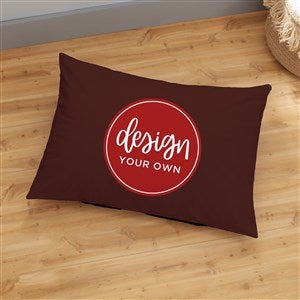 Design Your Own Personalized 22quot; x 30quot; Floor Pillow- Brown - 33969-BR