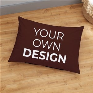 Design Your Own Personalized 22quot; x 30quot; Floor Pillow- Brown - 33969-BR