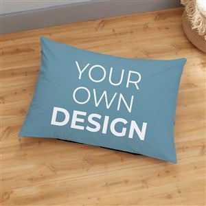 Design Your Own Personalized 22quot; x 30quot; Floor Pillow- Slate Blue - 33969-SB