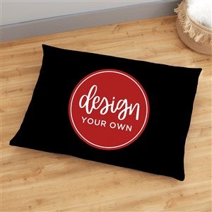 Design Your Own Personalized 30quot; x 40quot; Floor Pillow- Black - 33970-BL