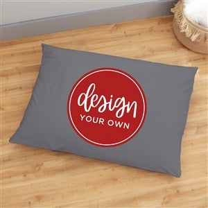 Design Your Own Personalized 30quot; x 40quot; Floor Pillow- Grey - 33970-GR