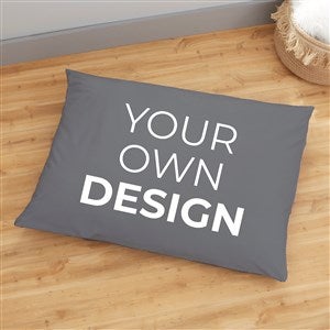 Design Your Own Personalized 30quot; x 40quot; Floor Pillow- Grey - 33970-GR