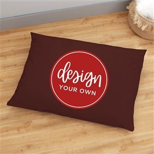 Design Your Own Personalized 30quot; x 40quot; Floor Pillow- Brown - 33970-BR