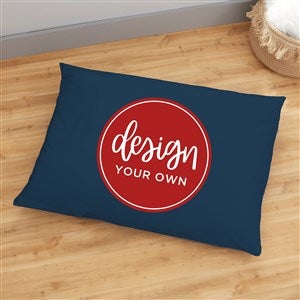 Design Your Own Personalized 30quot; x 40quot; Floor Pillow- Navy Blue - 33970-NB