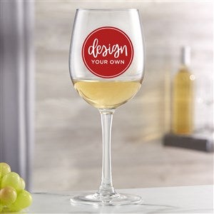 Design Your Own Personalized 12oz White Wine Glass - 33984
