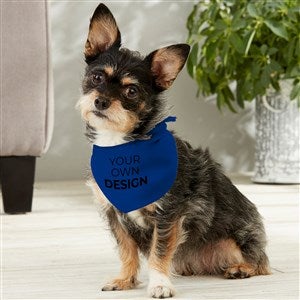 Design Your Own Personalized Small Dog Bandana- Blue - 33987-BL