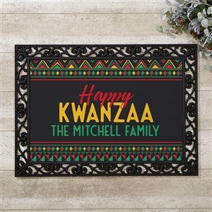 Kwanzaa Personalized Doormat- 18x27 - 33999-S
